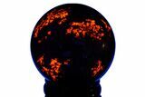 Highly Fluorescent, Polished Yooperlite Sphere - Michigan #176737-2